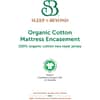 Sleep and Beyond Organic Cotton Zippered Mattress Encasement image