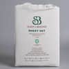 Sleep and Beyond 100% Organic Cotton Percale Sheet Set image