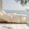 Sleep and Beyond Organic Cotton Percale Duvet Cover Set image