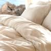 Sleep and Beyond Organic Cotton Percale Duvet Cover Set image