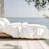 Sleep and Beyond Organic Cotton Percale Duvet Cover Set image