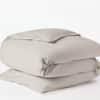 Refined Organic Percale Duvet Cover image