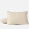 Cambria Embroidered Organic Linen Sham image