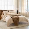 Cambria Embroidered Organic Linen Duvet Cover image