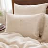 Cambria Embroidered Organic Linen Sham image
