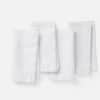 Olivos Embroidered Organic Linen Napkins image