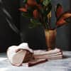 Olivos Embroidered Organic Linen Napkins image