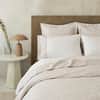 Heritage Organic Percale Jacquard Border Flat Sheet image
