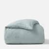 Cambria Embroidered Organic Linen Duvet Cover image