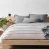 Rippled Stripe Organic Duvet Cover image