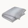 Silver Grey Silk Duvet Cover image