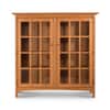 Heartwood Shaker 2-Glass Door Bookcase image