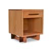 Modern American 1-Drawer Enclosed Shelf Nightstand image