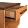 Modern American 1-Drawer Enclosed Shelf Wide Nightstand image