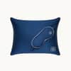 Silk Travel Pillow - Navy image