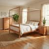 Vermont Shaker Four Poster Bed with Canopy image