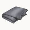 Charcoal Silk Duvet Cover image