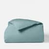 Refined Organic Percale Duvet Cover image
