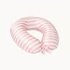 Silk Travel Neck Pillow - Pink & Ivory Stripe image