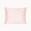 Silk Travel Pillow - Pink & Ivory Stripe image