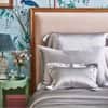 Silver Grey Silk Flat Sheet image