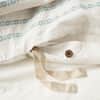 Rippled Stripe Organic Duvet Cover image