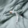Cambria Embroidered Organic Linen Duvet Cover image