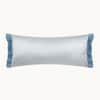 Ticking Summerhill Blue Silk Decorative Pillow image