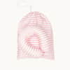 Silk Travel Neck Pillow - Pink & Ivory Stripe image