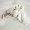 Velina Marble Waste Basket image