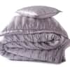 Windsor Silk Decorative Pillow - Silver grey image