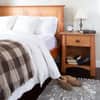 Cherry Moon 1-Drawer Enclosed Shelf Nightstand image
