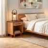 Modern American 1-Drawer Enclosed Shelf Nightstand image