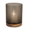 Guaxs Aran Lantern - Smoke Grey/Walnut image