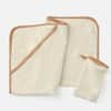 Cloud Loom&trade; Organic Baby Hooded Towel and Bath Mitt Set image
