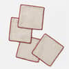 Olivos Embroidered Organic Linen Napkins image