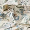 Viola Organic Print Duvet Cover image