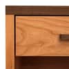 Modern American 1-Drawer Enclosed Shelf Wide Nightstand image