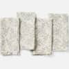 Marguerite Organic Print Napkins, Set of 4 image