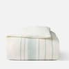 Rippled Stripe Organic Duvet Cover image
