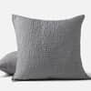 Pebbled Handstitched Organic Sham image