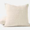 Pebbled Handstitched Organic Sham image