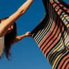 Dawn Stripe Organic Beach Towel image