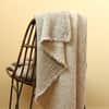 LinenCasa Stonewashed Linen Throw Charly - Textured - Frayed Edges image