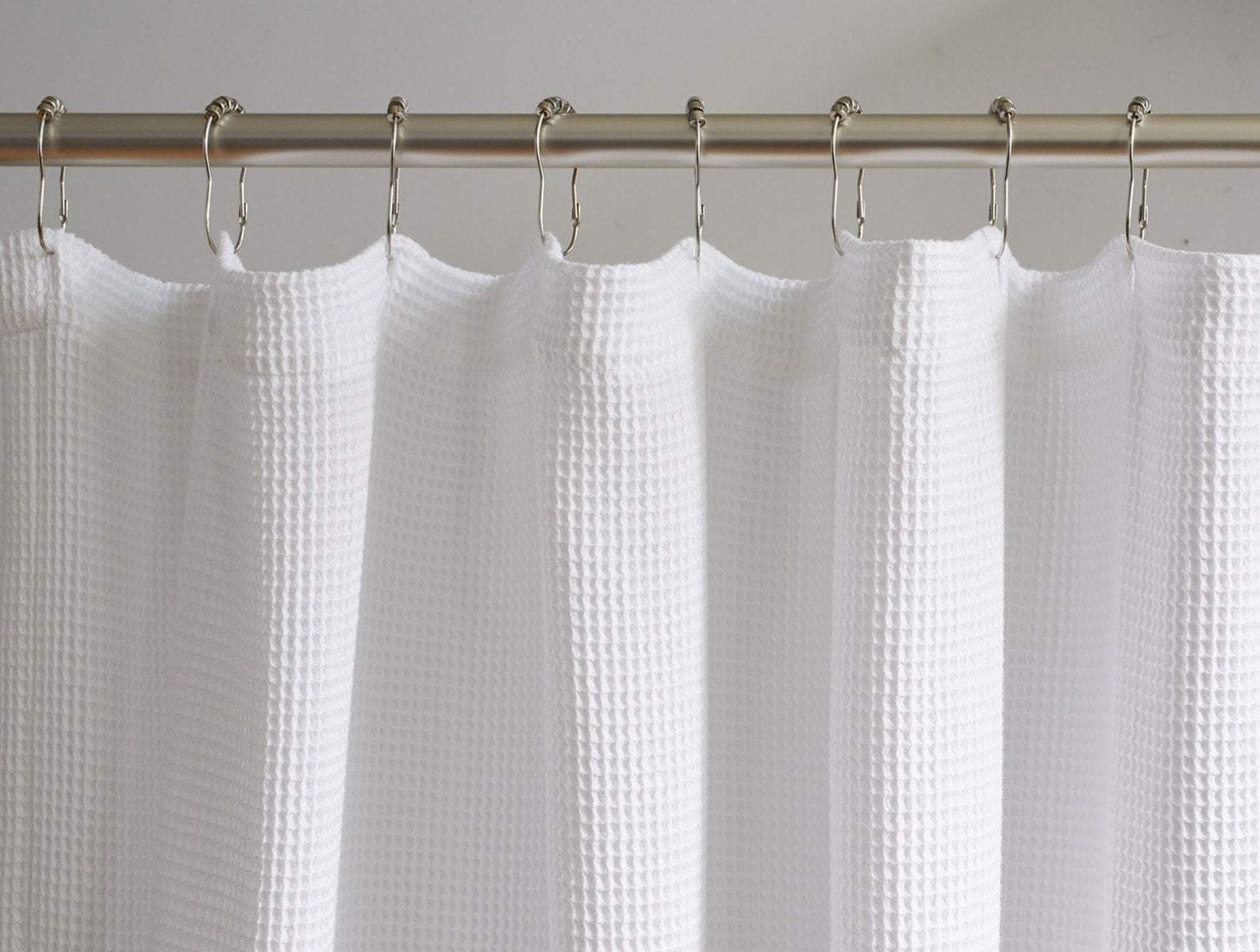 Coyuchi Waffle Shower Curtain