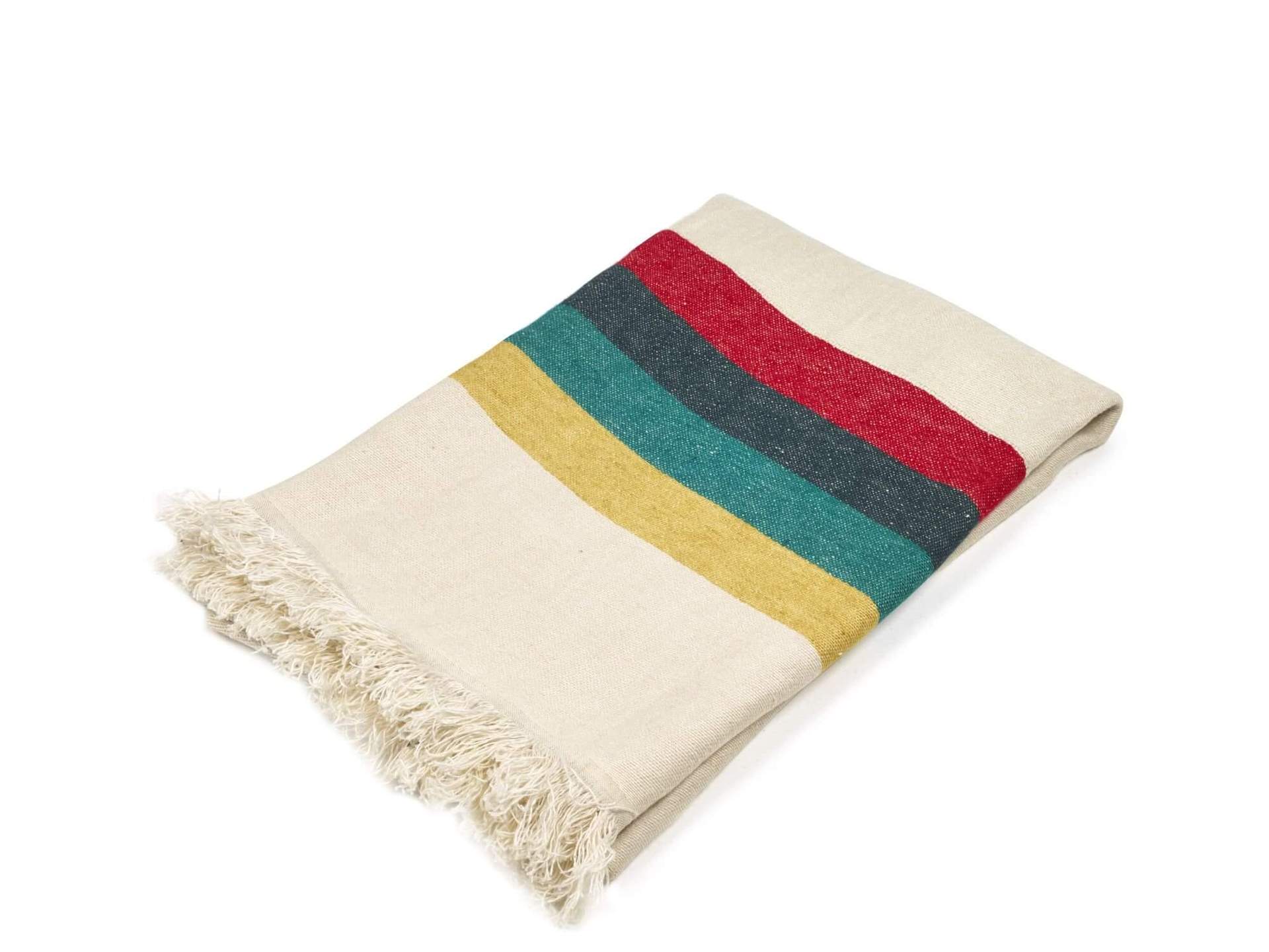 The Belgian Towel Fouta Summer stripe 43x71