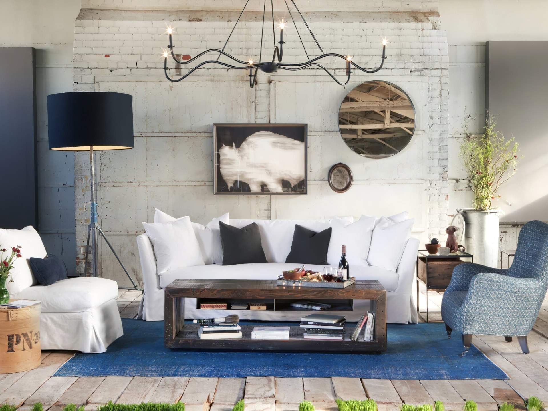Cisco Home Seda Sofa and Loveseat