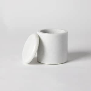 Velina Marble Storage Jar