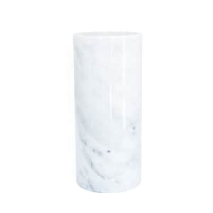 Fiammetta V Italian Marble Cylindrical Vase