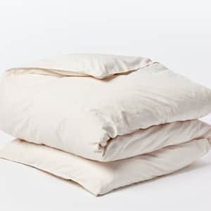 Organic Crinkled Percale&trade; Duvet Cover